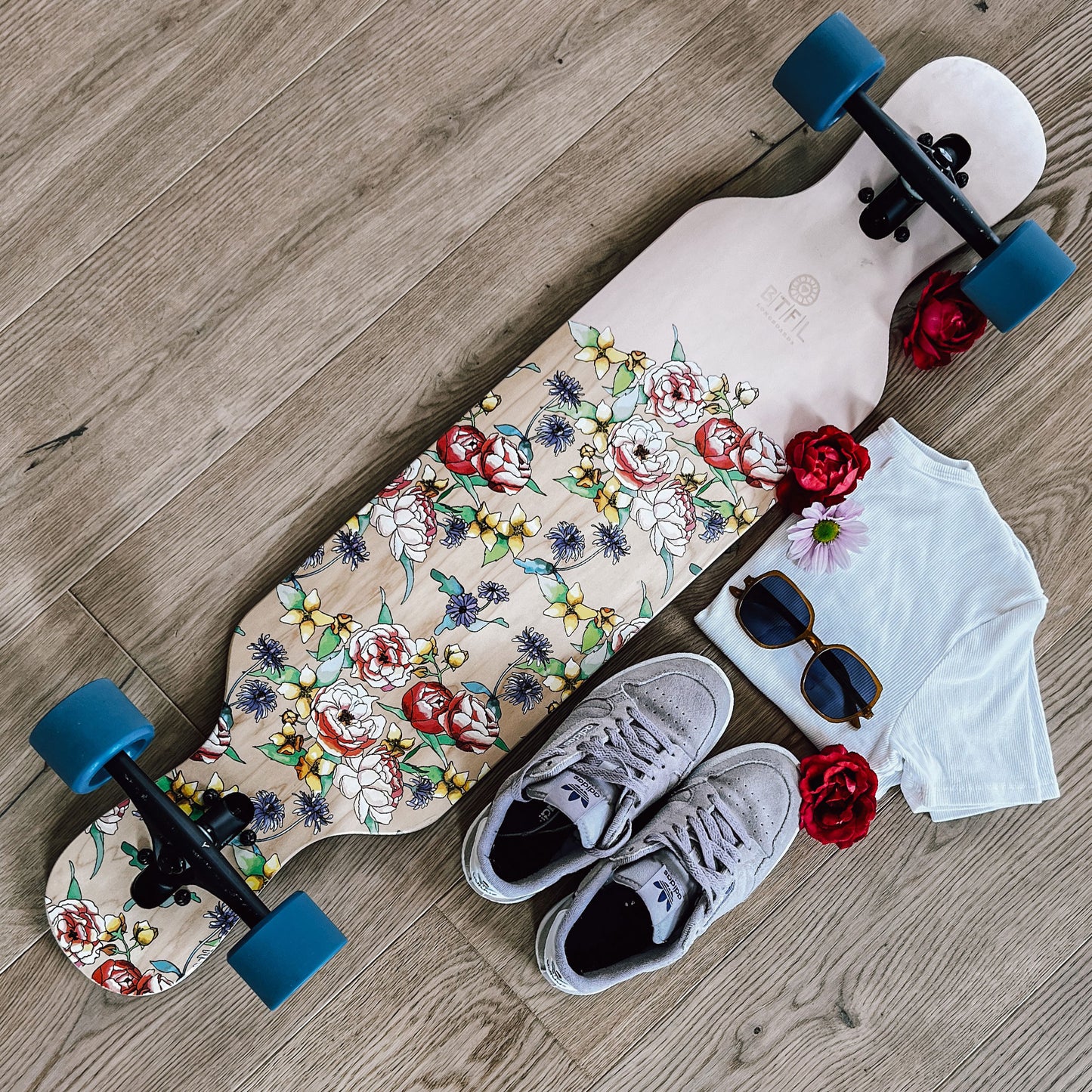 BTFL FLORA - Drop through Longboard