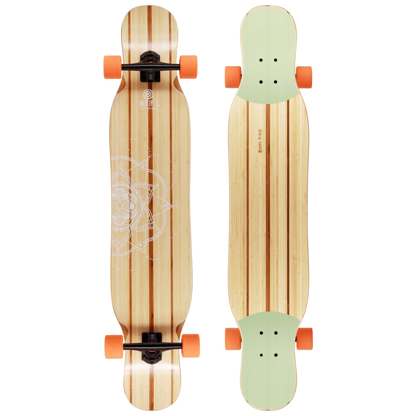 Longboard Dancer Sydney von BTFL einmal von oben und einmal von unten fotografiert