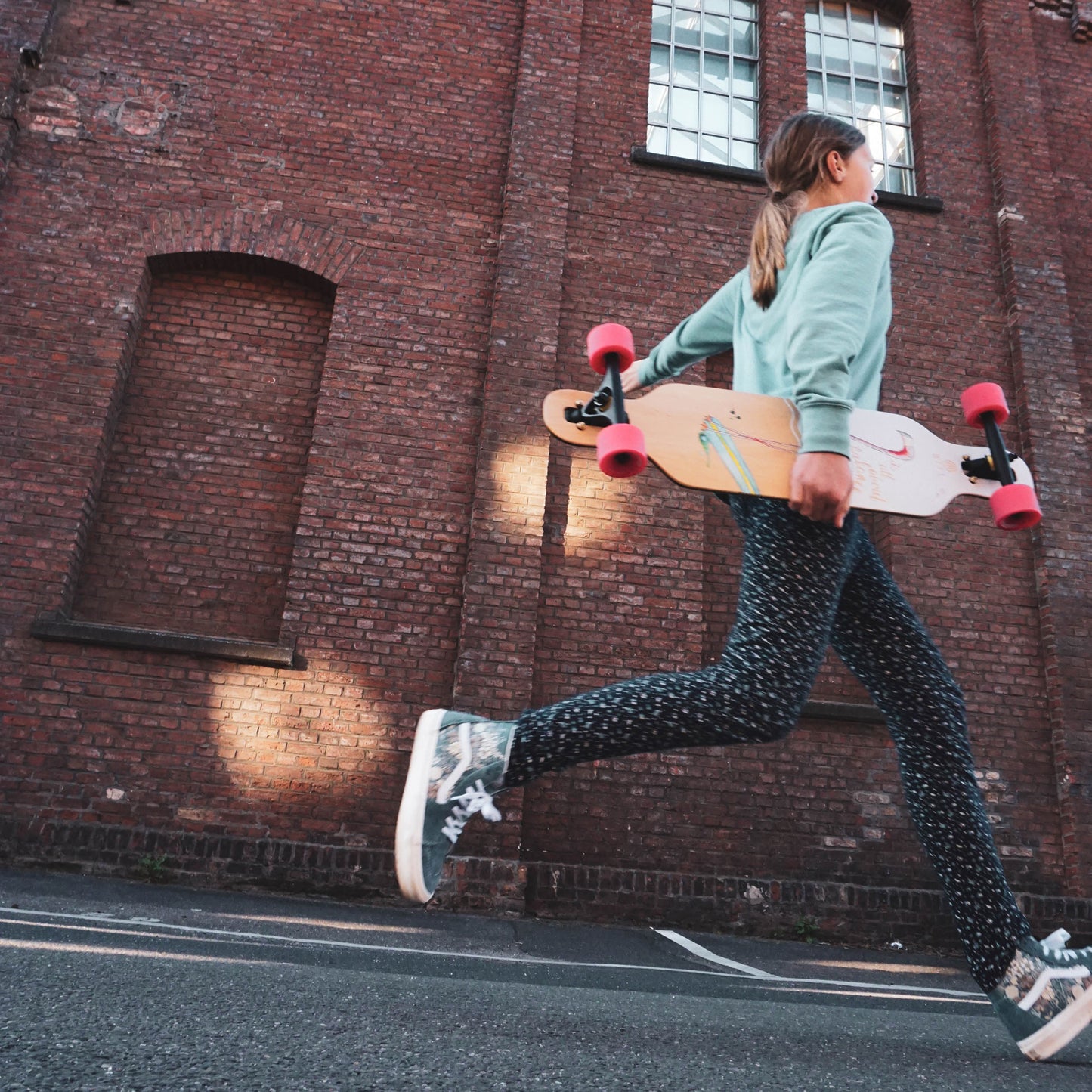 BTFL TIFFY - Kinder Longboard Flamingo