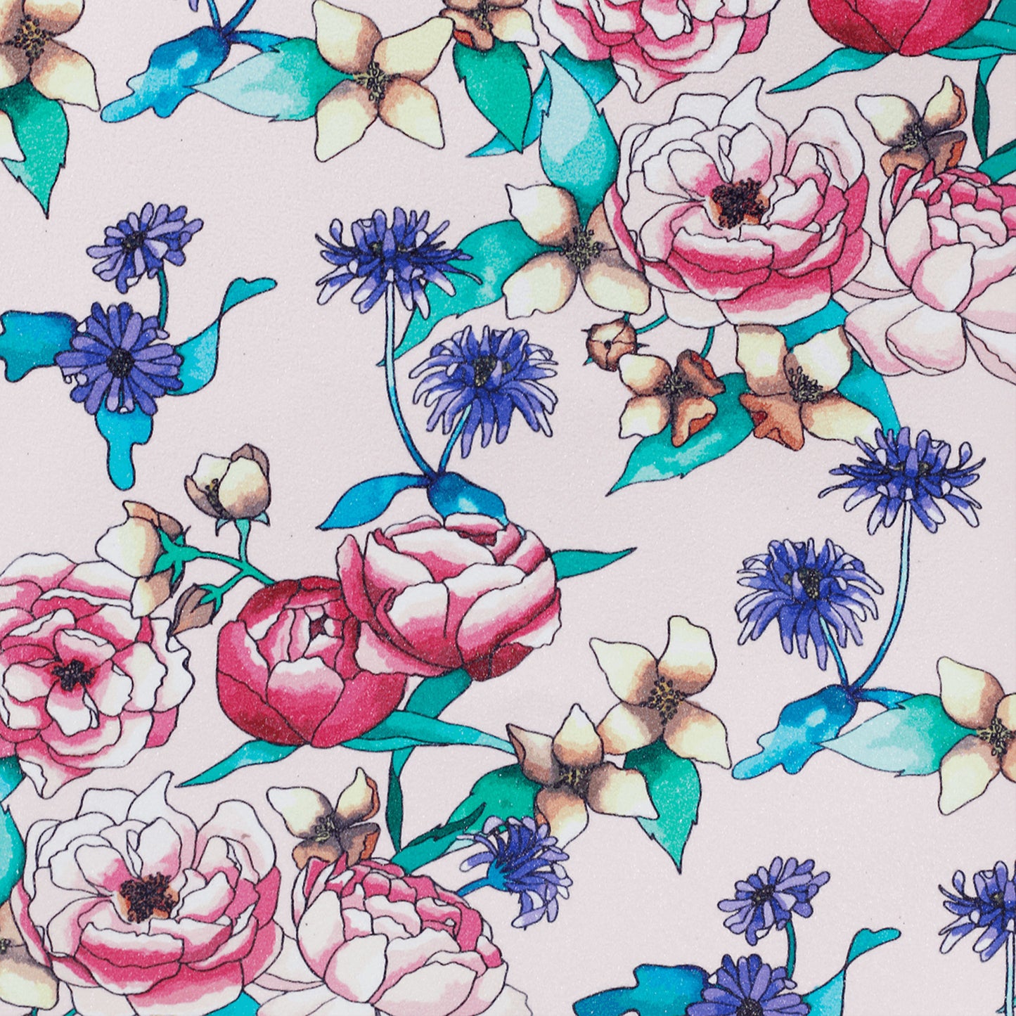 BTFL FLORA - colorful longboard griptape - flowers