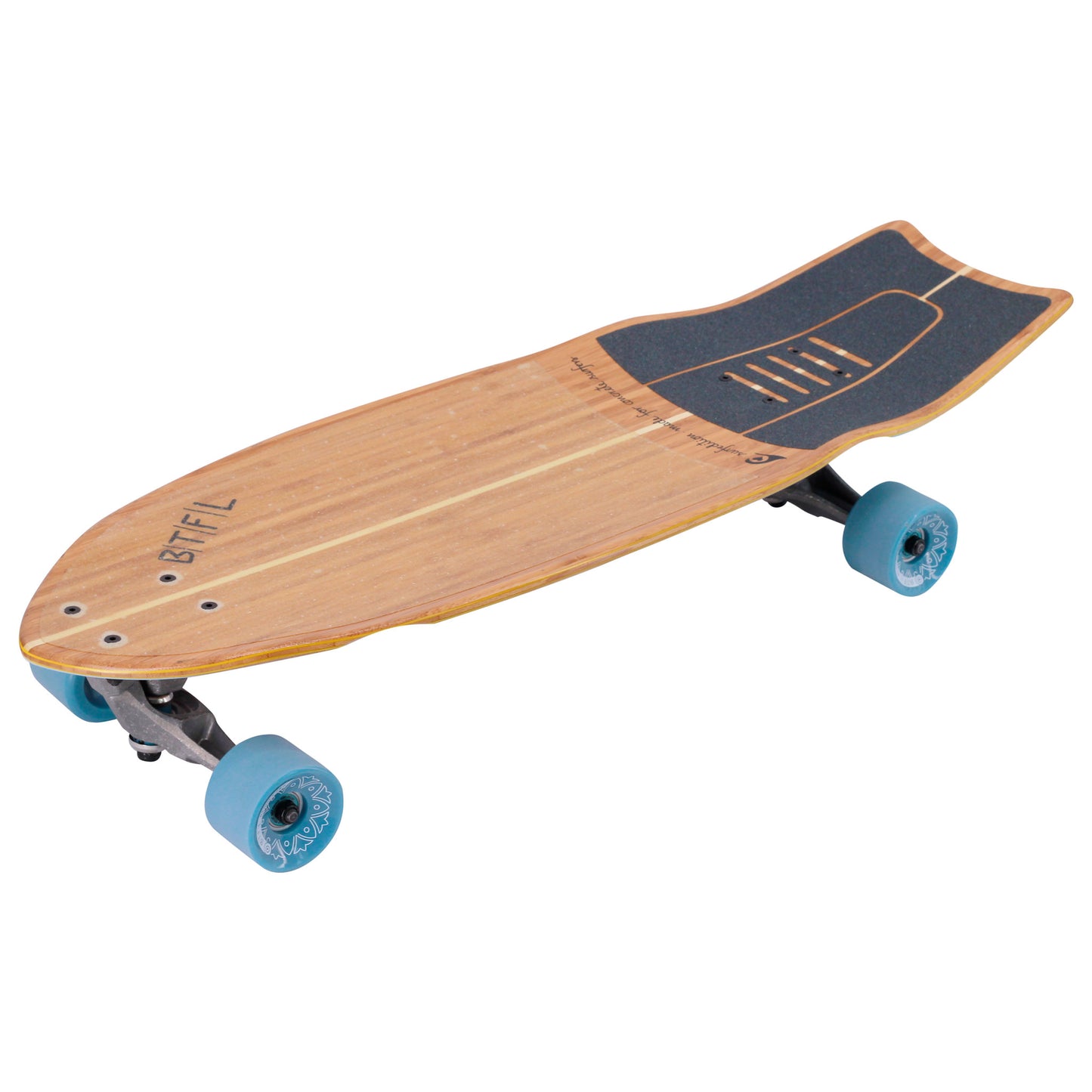 BTFL surfskate AURELIA - Surf Skateboard complete with kicktail 