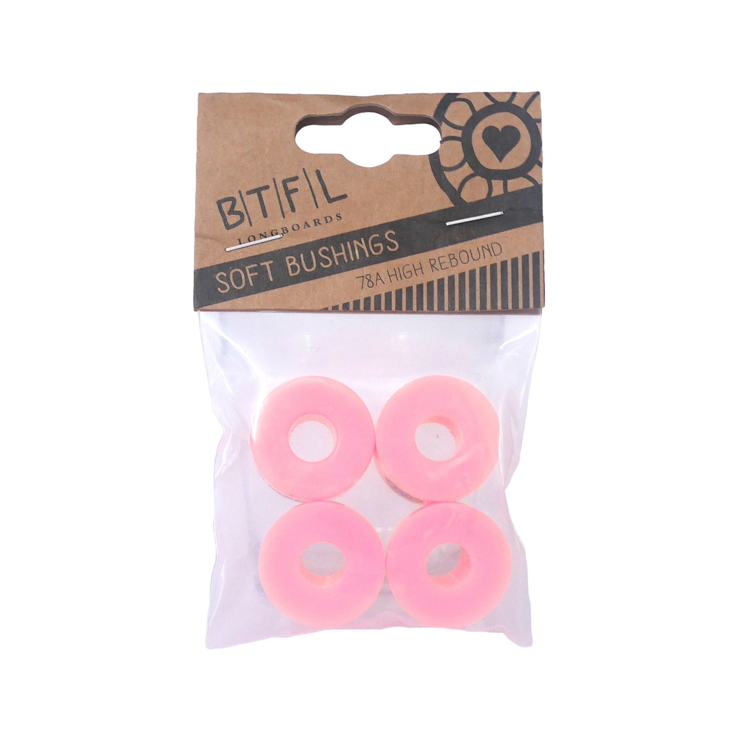 BTFL Bushings Lenkgummies Set 78A - pink
