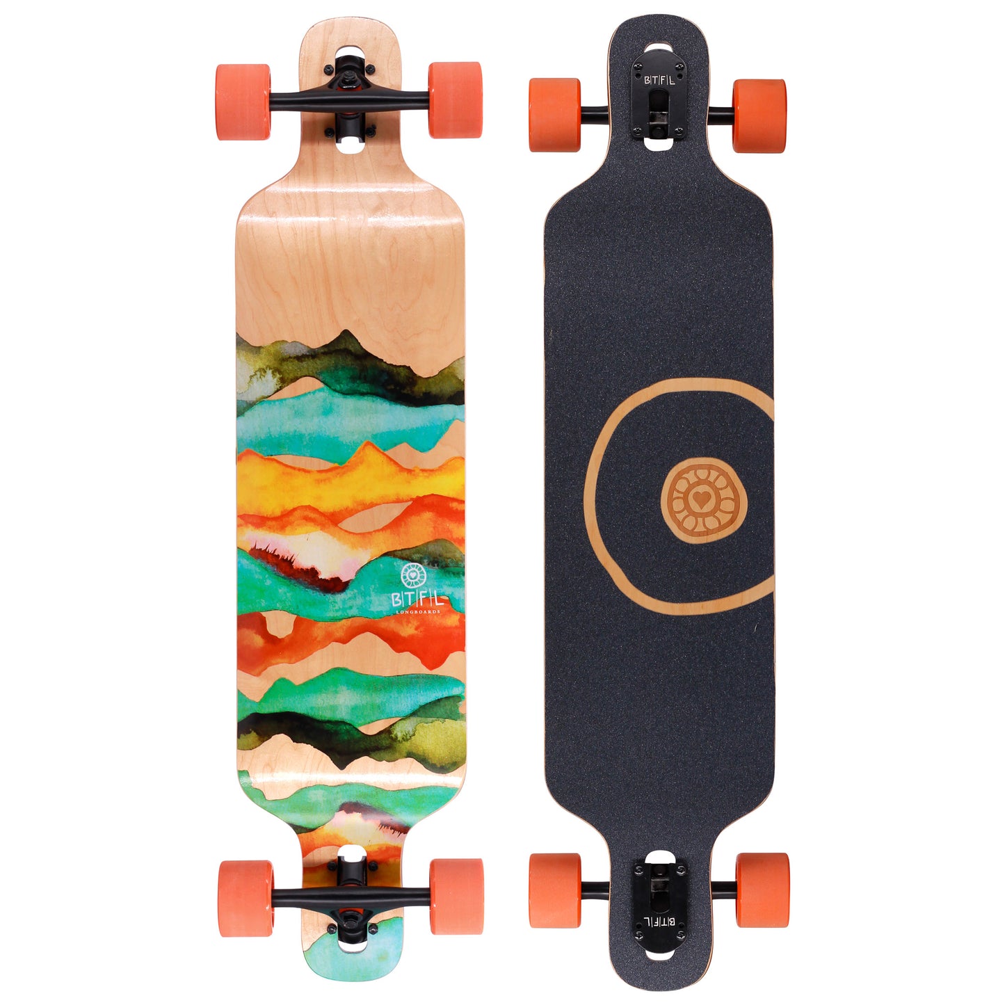 B-Ware - BTFL Longboard KEANU – Double drop Longboard