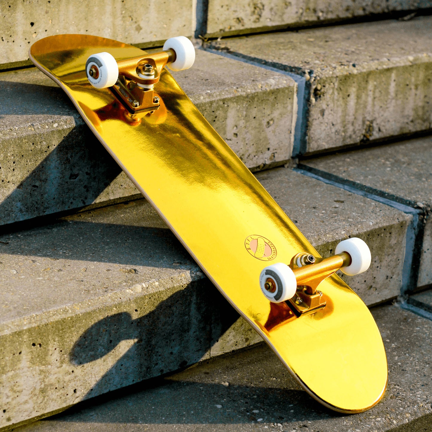 B-Ware - BTFL GOLD EDT. - goldenes Skateboard komplett