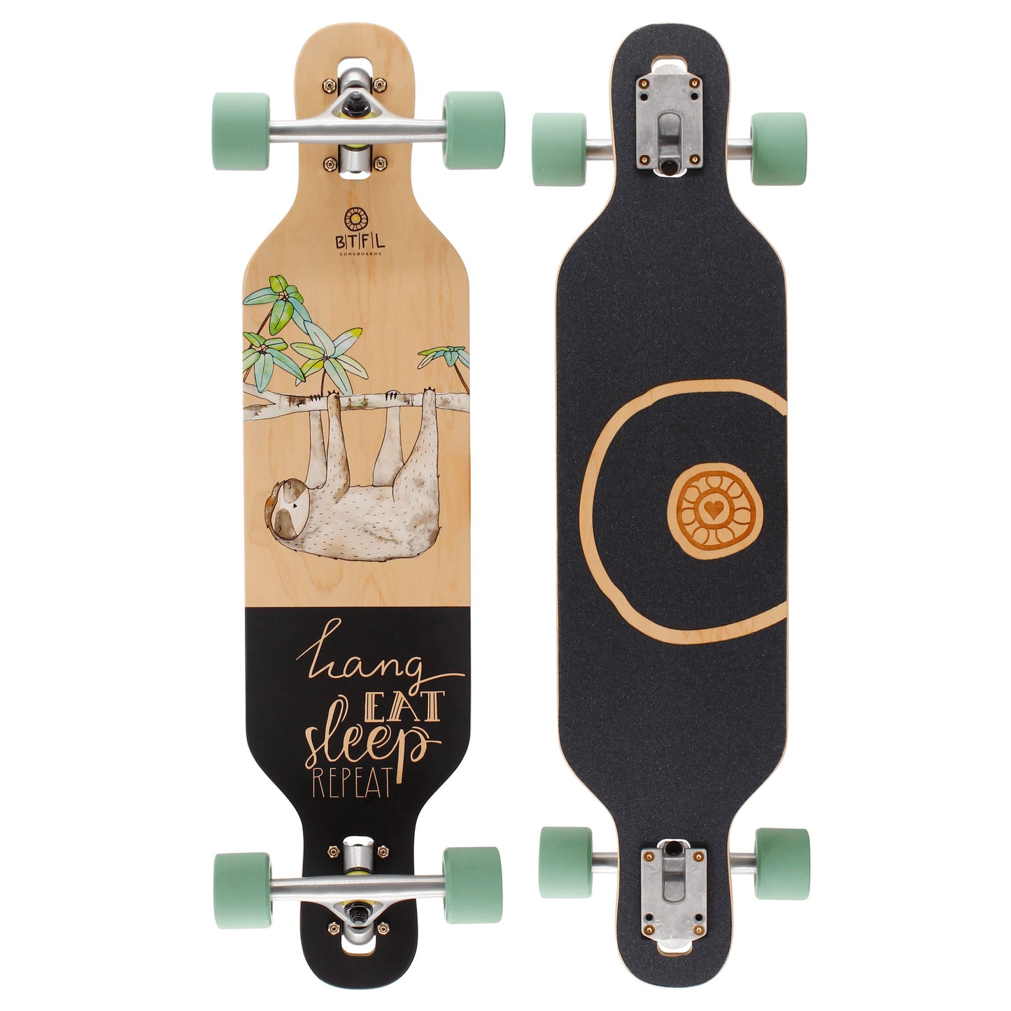 BTFL PRISCILLA - Kids Longboard Sloth 