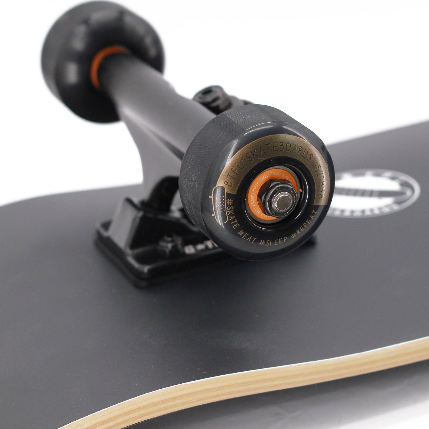 B-Ware - BTFL BLACK EDT. -  schwarzes Skateboard komplett