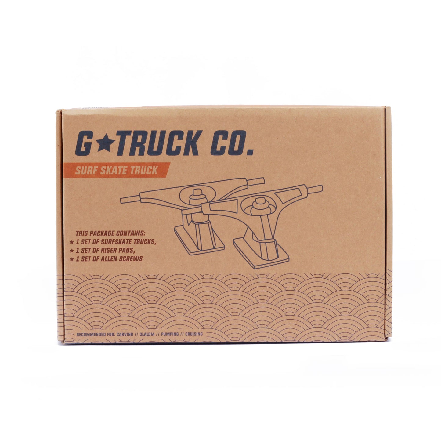 G-TRUCK Surfskate Truck - Set 165mm tumbled 