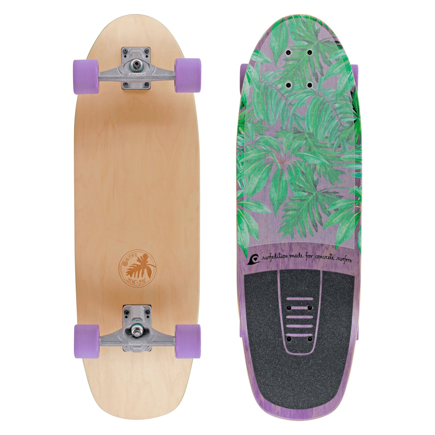 BTFL LENA - Surfskate Board mit Kicks